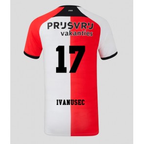 Feyenoord Luka Ivanusec #17 Hemmatröja 2024-25 Kortärmad